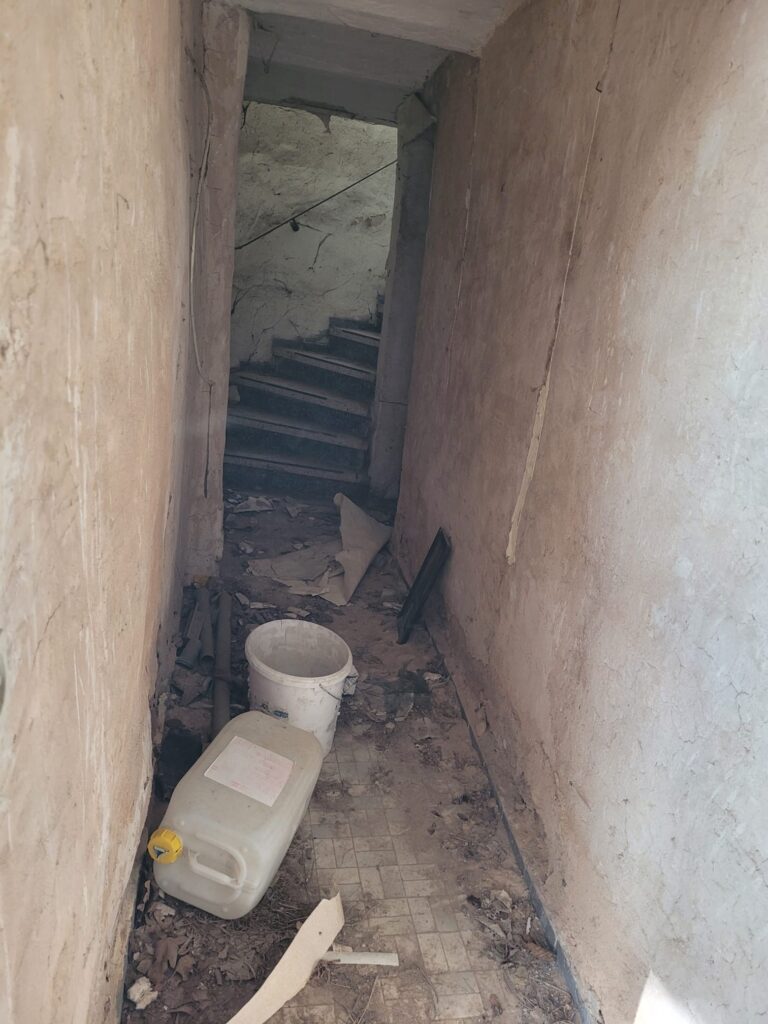 Aufräumen im Keller vor der Entrümpelung